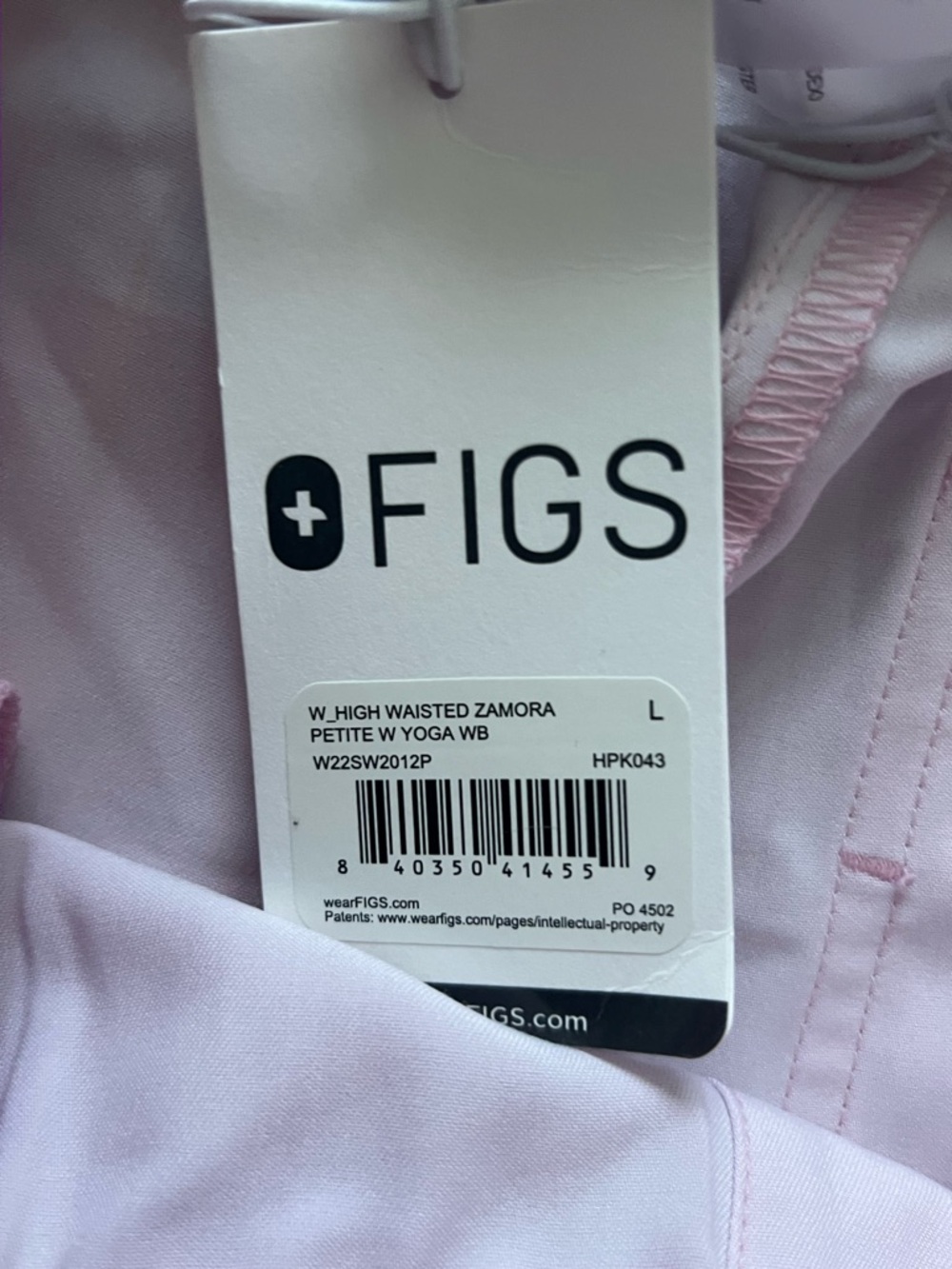 NWT Figs Pink Tie-Dye Jogger Scrub Pants - Picture 5 of 7